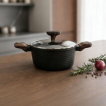 Кастрюля с антипригарным покрытием 20 см / 2,6 л Cuisine (индукция)