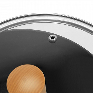 Кастрюля SEAGREEN 24x11см / 4л. со стеклянной крышкой (эмалированны