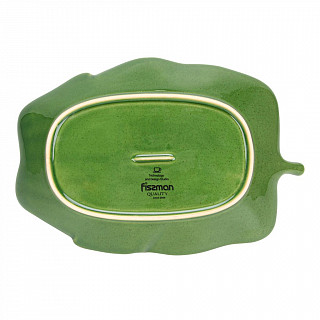 Блюдо глубокое GREEN 35X24X6 CM (керамика)