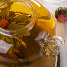 Чайник заварочный 600мл со стальным фильтром (стекло)