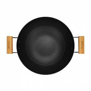 Вок SEAGREEN 32x9,2см / 5л. со стеклянной крышкой (эмалированный чу Вок SEAGREEN 32x9,2см / 5л. со стеклянной крышкой (эмалированный чу