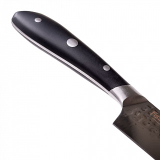 Нож HATTORI Сантоку 13см hammered (420J2 сталь) Нож HATTORI Сантоку 13см hammered (420J2 сталь)