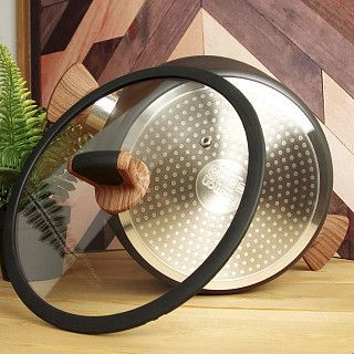 Кастрюля DIAMOND 28x13,5см / 7,1л со стеклянной крышкой (алюминий)