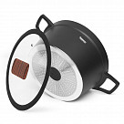 Кастрюля FILOMENA 24x12см / 3,9л со стеклянной крышкой (алюминий)