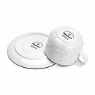 Чашка ART DECO 120мл с блюдцем (фарфор)