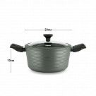 Кастрюля BRILLIANT 20x10см / 2,6л со съемными ручками (алюминий)