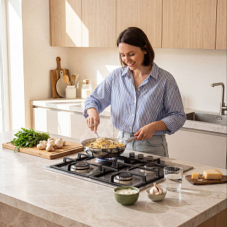 Сковорода 28x6,5см без крышки (нерж.сталь)