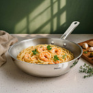 Сковорода 28x6,5см без крышки (нерж.сталь)