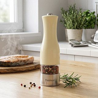 Электрическая мельница для соли и перца 20 см с подсветкой