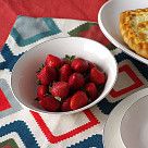 Салатник ALEKSA 23см цвет белый (фарфор)