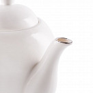 Чайник заварочный ALEKSA 1,1л, цвет белый (фарфор)