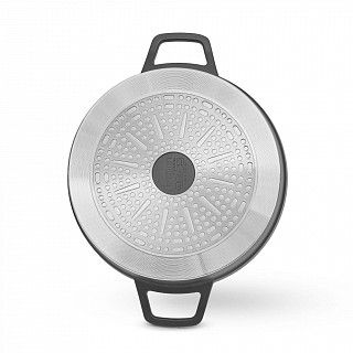 Сотейник FILOMENA  26x7см / 2,6л со стеклянной крышкой (алюминий)