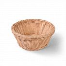 Плетеная корзинка круглая 21x8 см (пластик)