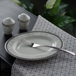 Солонка PLATINA, цвет белый (фарфор)