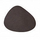 Сервировочный коврик 44x37см, коричневый (ПВХ)