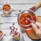 Чайник заварочный 1200мл со стальным фильтром (стекло)