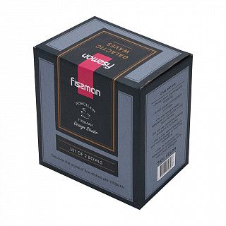 Набор из 2 мисок GALACTIC WAVES 12см (фарфор)