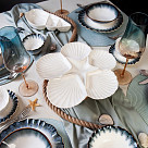 Менажница SEA SHELL 32см (фарфор)