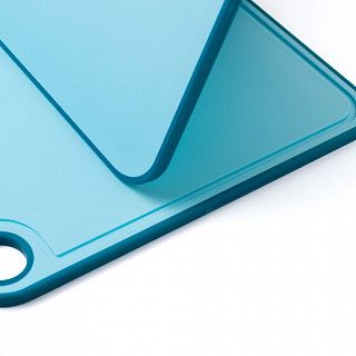 Набор из 3 разделочных досок 41х28см,36х24см,31х20см цвет синий (пл