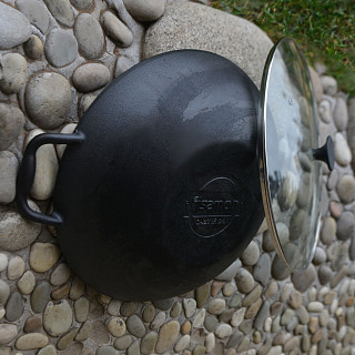 Вок 34x10,4см / 4,85л со стеклянной крышкой (чугун) Вок 34x10,4см / 4,85л со стеклянной крышкой (чугун)