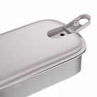 Ланч-бокс с функцией подогрева для авто 900мл (пластик + нерж.сталь