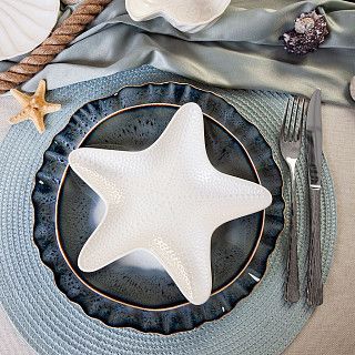 Блюдо SEA SHELL 20см (фарфор) Блюдо SEA SHELL 20см (фарфор)