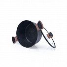 Кастрюля DIAMOND 24x12см / 4,5л со стеклянной крышкой (алюминий)