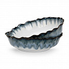 Набор из 2 глубоких тарелок GALACTIC WAVES 20см (фарфор)