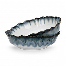 Набор из 2 глубоких тарелок GALACTIC WAVES 20см (фарфор)