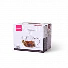 Заварочный чайник 1000 мл со стальным фильтром (жаропрочное стекло)