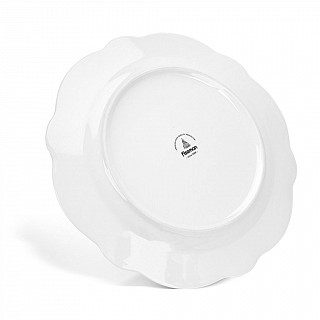 Тарелка CHRISTMAS EVE 27см цвет красный (фарфор)