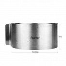 Регулируемое кулинарное кольцо 16-30 см круглое (нерж. сталь)