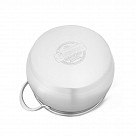 Кастрюля CASSIA 20x12 см / 3,6л со стеклянной крышкой (нерж.сталь)