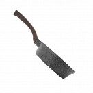 Сковорода для жарки UNIQUE PRO 20x5,9см со стеклянной крышкой (алю