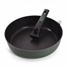 Глубокая сковорода BRILLIANT 28x7,5см со съемной ручкой (алюминий)