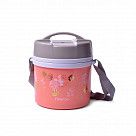 Термос для пищи 1200 мл ПЕРСИКОВЫЙ (нерж. сталь)