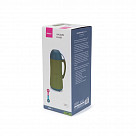 Термос 1000 мл, цвет ЗЕЛЕНЫЙ (пластиковый корпус со стеклянной