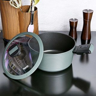 Кастрюля BRILLIANT 24x12см / 4,5л со съемными ручками (алюминий) Кастрюля BRILLIANT 24x12см / 4,5л со съемными ручками (алюминий)