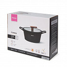 Кастрюля FILOMENA 24x12см / 3,9л со стеклянной крышкой (алюминий)