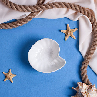 Миска SEA SHELL 12,5см (фарфор) Миска SEA SHELL 12,5см (фарфор)