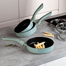 Сковорода MINI CHEF 14x4см с крышкой (алюминий)