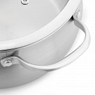 Кастрюля CASSIA 20x12 см / 3,6л со стеклянной крышкой (нерж.сталь)