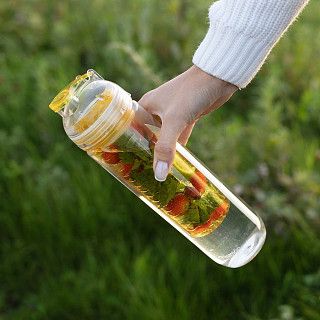 Бутылка для воды 800 мл (пластик)