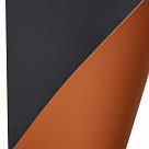 Сервировочный коврик 44,5x30см, черный+миндаль (ПВХ)