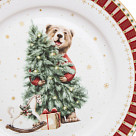 Тарелка MIRACLE 20 см (фарфор)