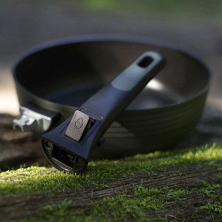 Глубокая сковорода BRILLIANT 24x7,2см со съемной ручкой (алюминий)