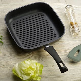 Сковорода-гриль FREYA 28x6см квадратная (алюминий)