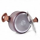 Кастрюля MAGIC BROWN 24x10,9 см / 4,7 л с крышкой (алюминий)