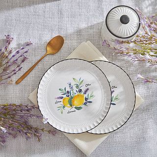 Набор из 2 тарелок PROVENCE 16 см (фарфор)