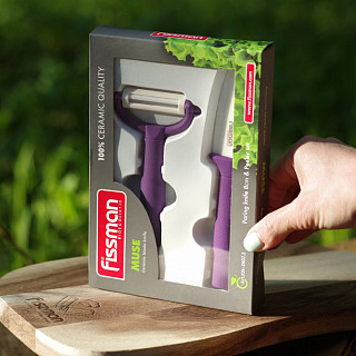 Набор из разделочного ножа и ножа для чистки овощей Y-форма MUSE